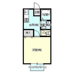 スカイヴィレッジ【205号室】の間取り