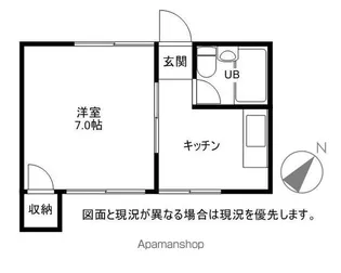 ファミーユ石堂【1階】の間取り