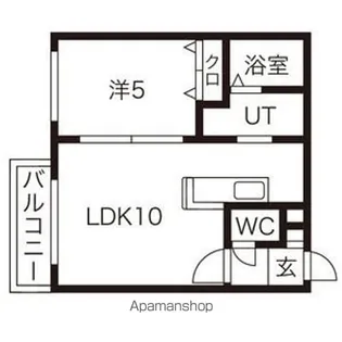 FINESSE DOMANI【201号室】の間取り