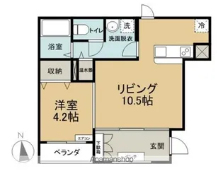 アビタ奥野B【303号室】の間取り