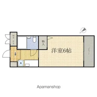 スカイコート宮崎台第3【4階】の間取り