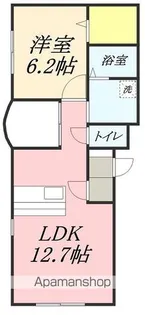 DreamHills(ドリームヒルズ)【201号室】の間取り
