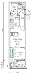 リビオメゾン東北沢【3階】の間取り