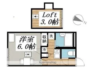 蟻ヶ崎Ⅱレジデンス【208号室】の間取り