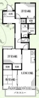 ガーデンテラス永田台【2階】の間取り