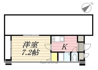 ホワイトシャトー大橋七番館【503号室】の間取り