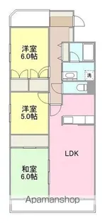 ジョイフルプラザ高岡弐番館【204号室】の間取り