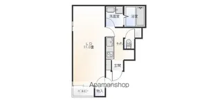 グランクリュ桜【103号室】の間取り