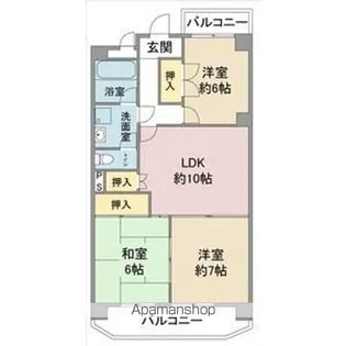 トーク21【B3号室】の間取り