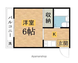 メゾンドシルク【304号室】の間取り