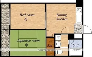 東京都三鷹市井口2丁目【マンション】の間取り
