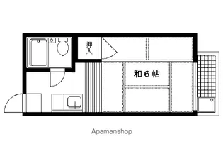 花園橋ハイツ【102号室】の間取り