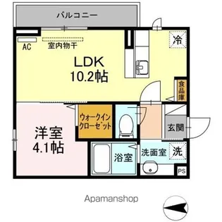 グレイスコート【3階】の間取り