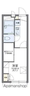 レオパレスアイレックスハイム【1階】の間取り