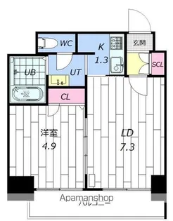 KGコート【12階】の間取り