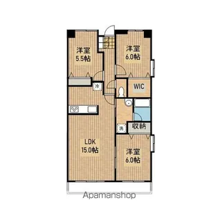 マンションK3【201号室】の間取り