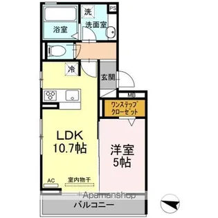 エクセールII【3階】の間取り