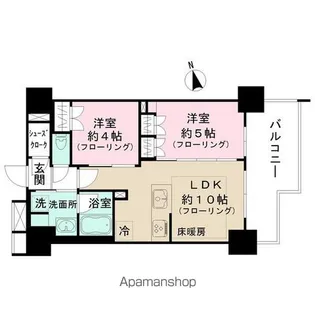 サンクレイドル浅草III【8階】の間取り