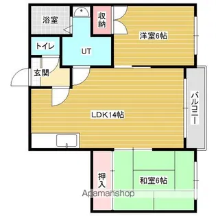エルカーサ【1階】の間取り