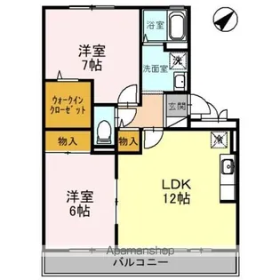 メルベーユ吉兆 C棟【2階】の間取り