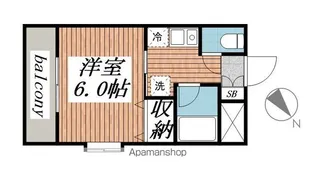 ウィステリアハイツ【3階】の間取り