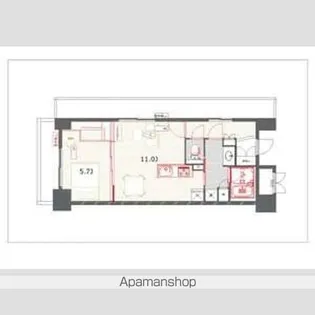 プライムアーバン目黒リバーフロント【9階】の間取り