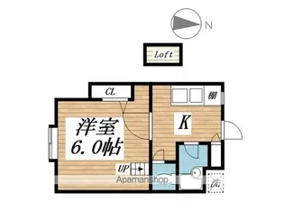 パンシオン ヴィラ プランテ E棟【2階】の間取り