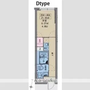 MAXIV CITY八幡山【4階】の間取り