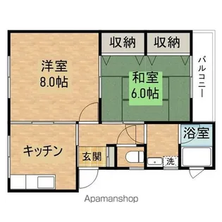 ドルフィンハウス【205号室】の間取り
