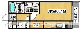 パルファン鳳【106号室】の間取り