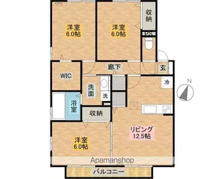 リビングタウンほたる野 A【2階】の間取り