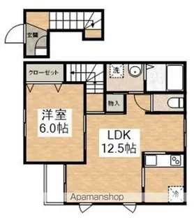 メゾン ド フェリシア【201号室】の間取り