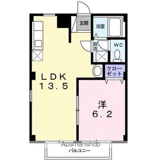 NKMやわら【1階】の間取り