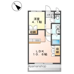 ドリームイン【207号室】の間取り