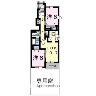 エテルノ ピアッツァ A【1階】の間取り