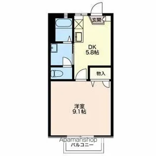 メゾン・ド・ルミエール【1階】の間取り