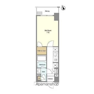 プライムアーバン台東根岸【6階】の間取り