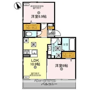 DーREGALO勝見【1階】の間取り