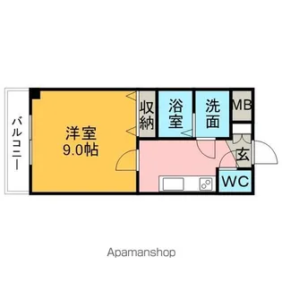 サンシャインあおみ【302号室】の間取り