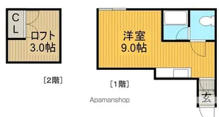 プレジデントN【2階】の間取り