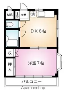 パークハイムツボタ【301号室】の間取り