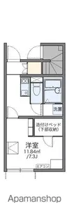 レオネクストKURICO【109号室】の間取り