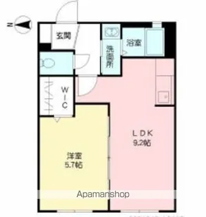 シャーメゾン笹原【1階】の間取り