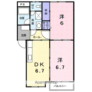 エルンテ【2階】の間取り