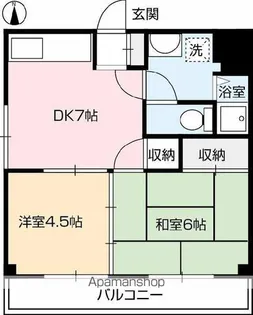 ロゼ松縄町【3階】の間取り