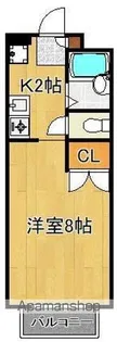 ミラノアパートメントコムラⅡ【1階】の間取り