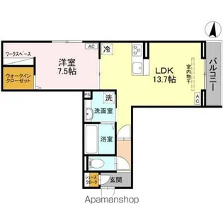 (仮)レイクタウン2丁目PJ III【3階】の間取り