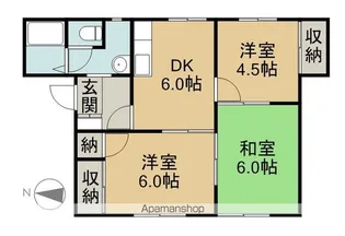 メゾントレビⅦ【102号室】の間取り