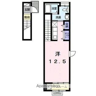ガーデンハウスM C【2階】の間取り
