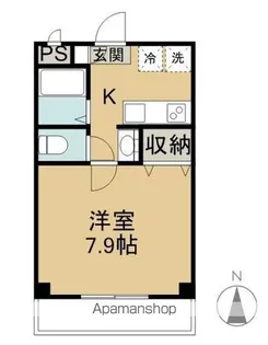 グレーシア杉城 A棟【207号室】の間取り
